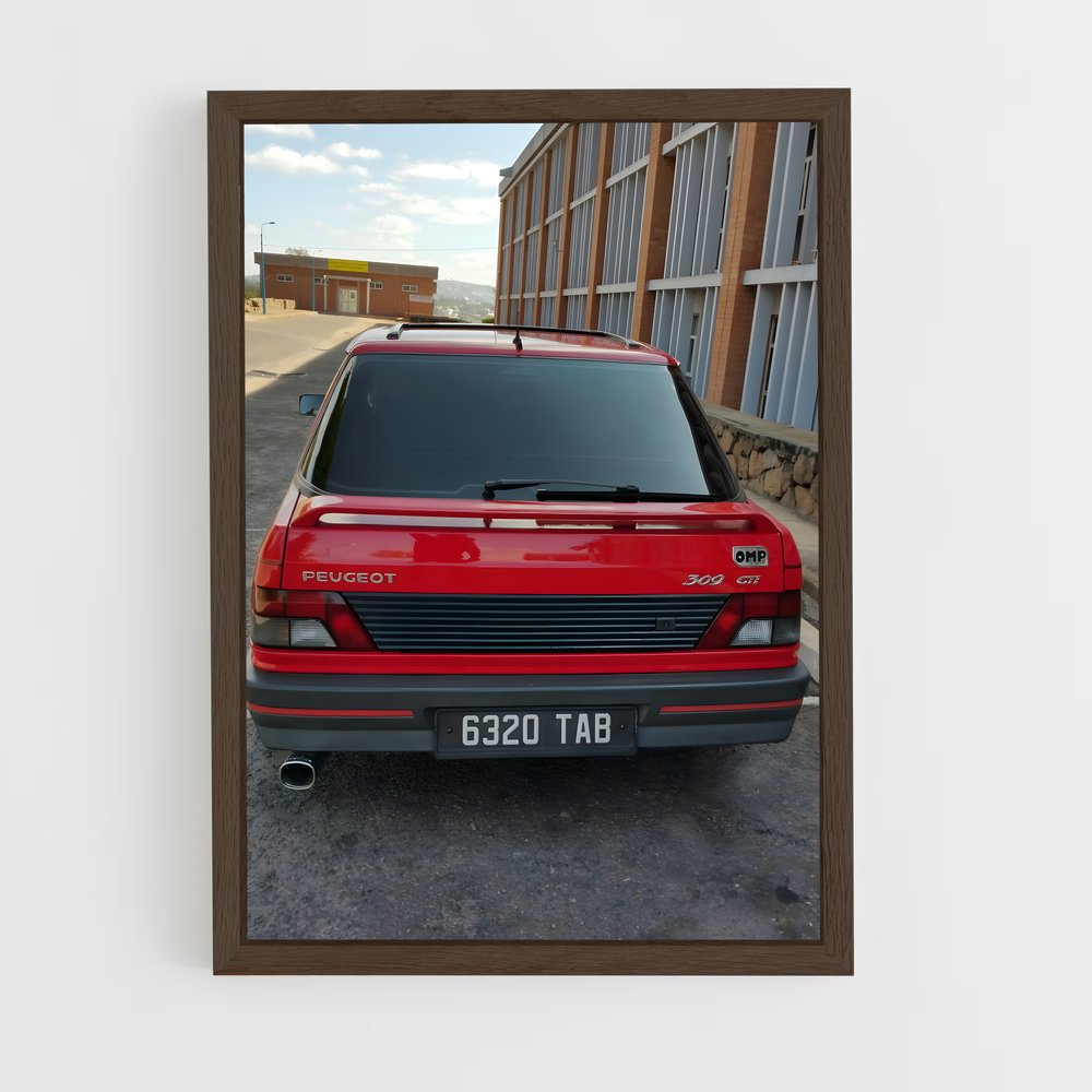 Poster 309 GTI Éclatant – affiche Peugeot (vue 5)